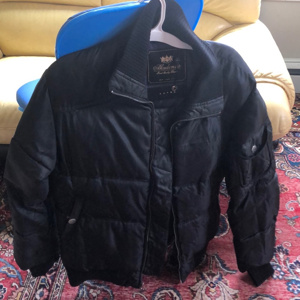 Black winter men’s jacket